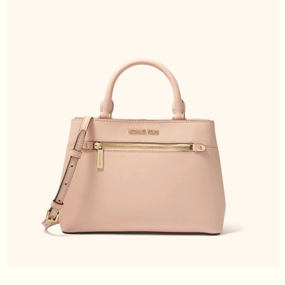 MICHAEL KORS HAILEE SAFFIANO SMALL LEATHER SATCHEL - Picture 3 of 16